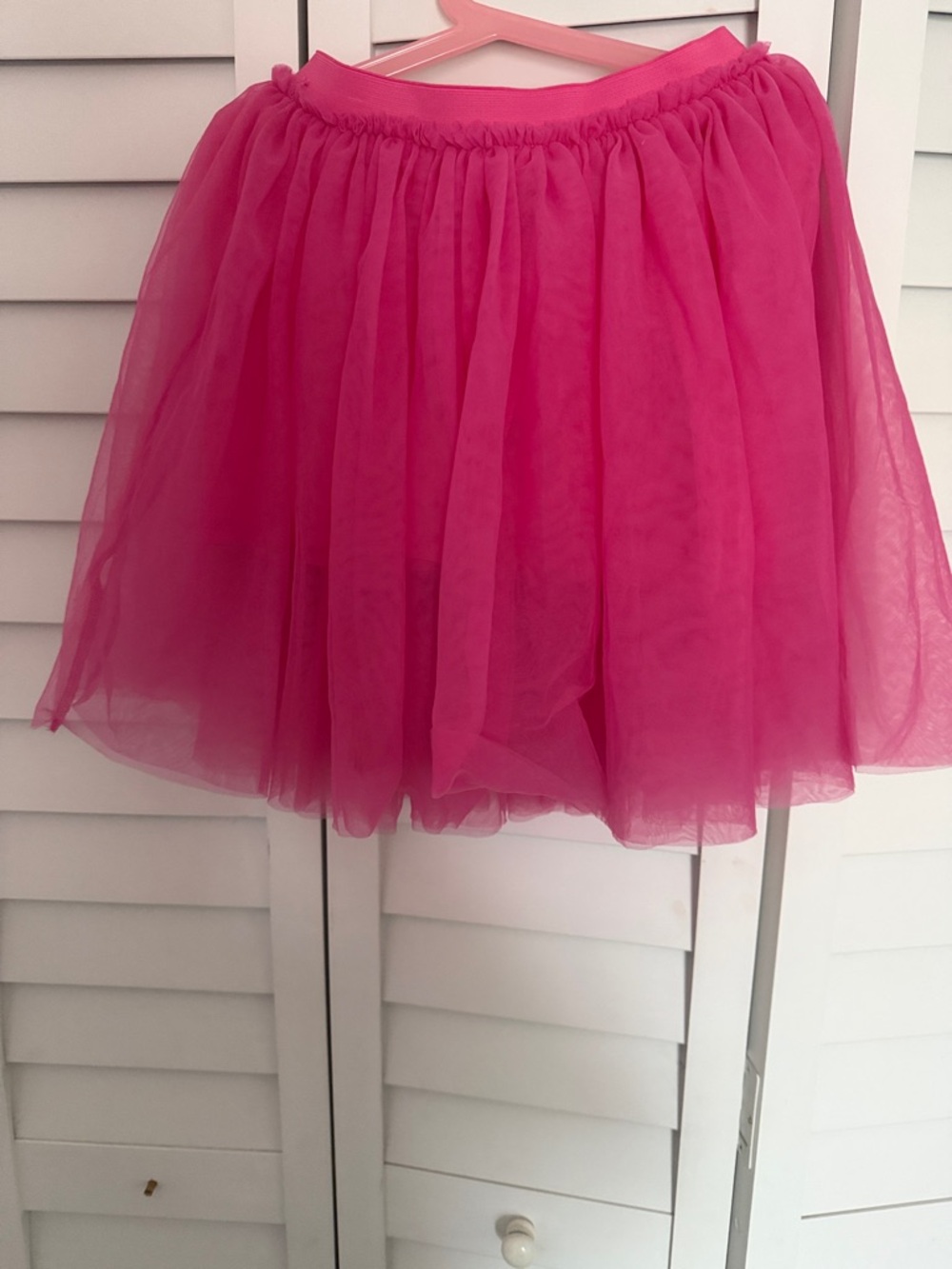 wonder nation Hot Pink Layered Tulle Skirt